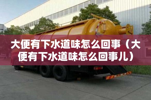 大便有下水道味怎么回事（大便有下水道味怎么回事兒）