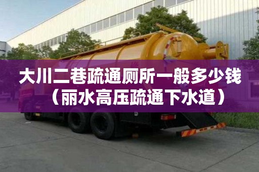 大川二巷疏通廁所一般多少錢（麗水高壓疏通下水道）