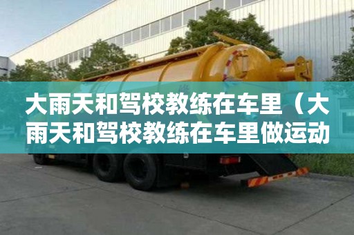 大雨天和駕校教練在車里（大雨天和駕校教練在車里做運動）