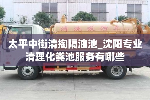 太平中街清掏隔油池_沈陽專業(yè)清理化糞池服務(wù)有哪些