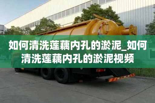 如何清洗蓮藕內(nèi)孔的淤泥_如何清洗蓮藕內(nèi)孔的淤泥視頻