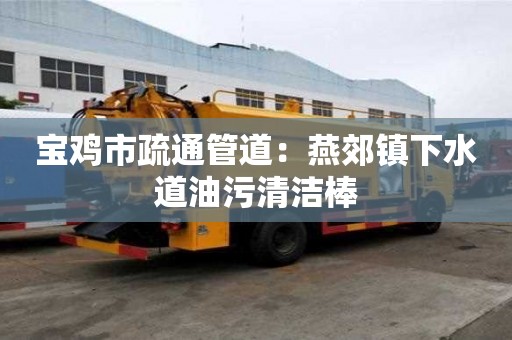 寶雞市疏通管道：燕郊鎮下水道油污清潔棒