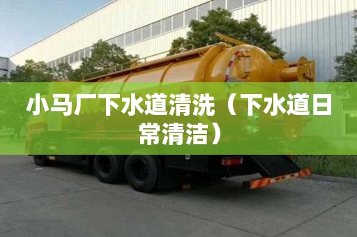 小馬廠下水道清洗（下水道日常清潔）