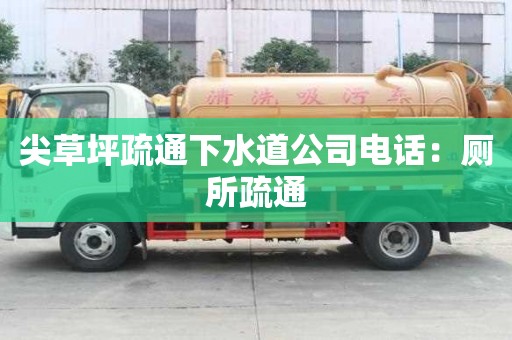 尖草坪疏通下水道公司電話：廁所疏通
