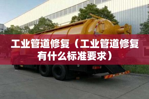 工業管道修復（工業管道修復有什么標準要求）