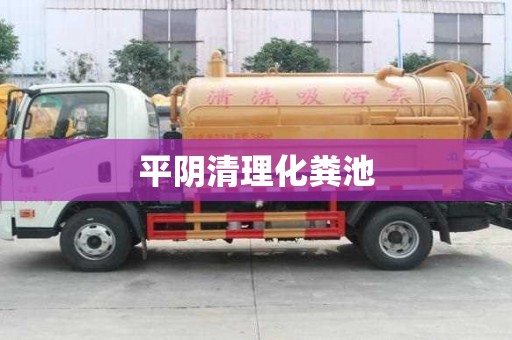 平陰清理化糞池