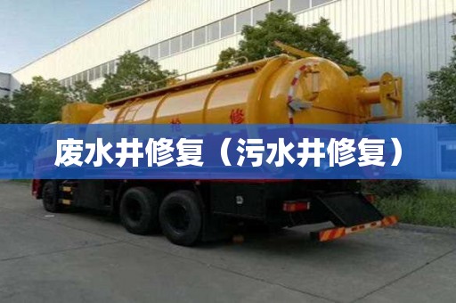 廢水井修復（污水井修復）