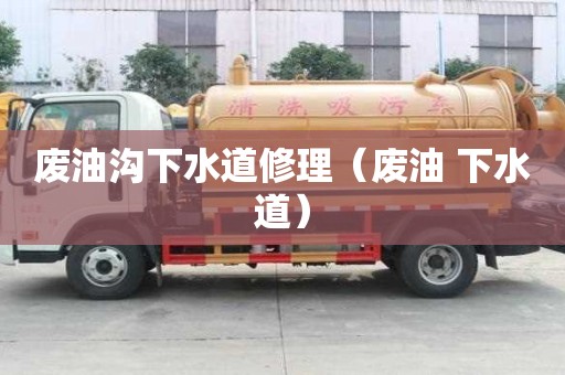 廢油溝下水道修理（廢油 下水道）