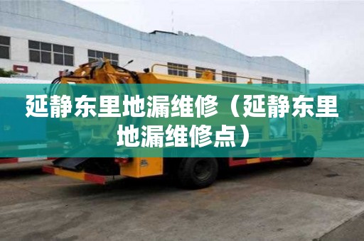 延靜東里地漏維修（延靜東里地漏維修點(diǎn)）