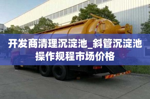 開發商清理沉淀池_斜管沉淀池操作規程市場價格