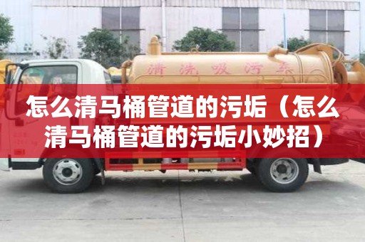 怎么清馬桶管道的污垢（怎么清馬桶管道的污垢小妙招）