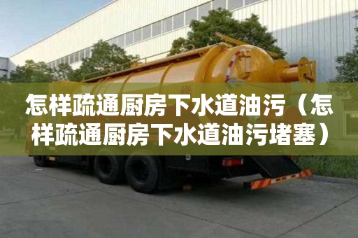 怎樣疏通廚房下水道油污（怎樣疏通廚房下水道油污堵塞）