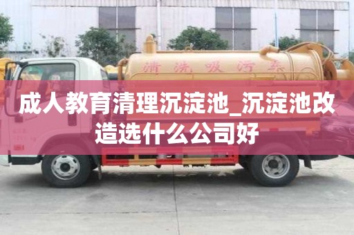 成人教育清理沉淀池_沉淀池改造選什么公司好
