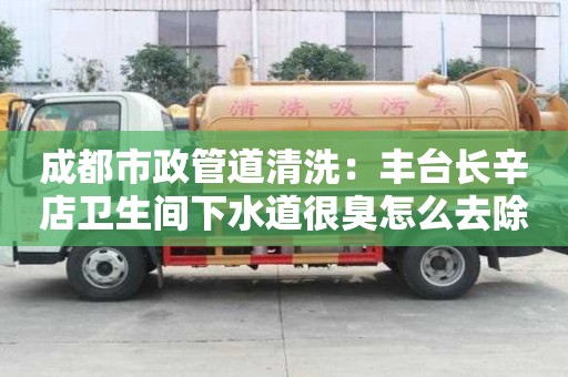 成都市政管道清洗：豐臺長辛店衛生間下水道很臭怎么去除