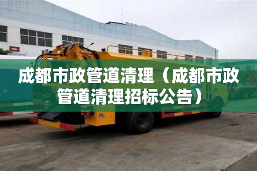 成都市政管道清理（成都市政管道清理招標公告）