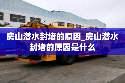 房山潛水封堵的原因_房山潛水封堵的原因是什么