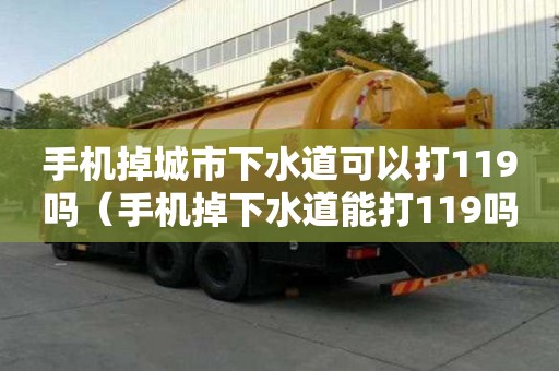 手機(jī)掉城市下水道可以打119嗎（手機(jī)掉下水道能打119嗎）