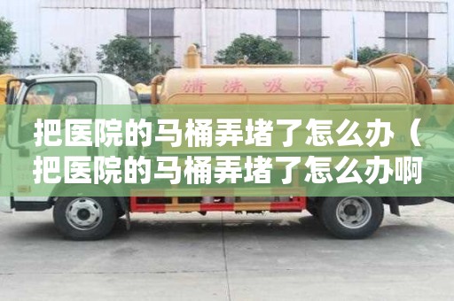 把醫(yī)院的馬桶弄堵了怎么辦（把醫(yī)院的馬桶弄堵了怎么辦啊）