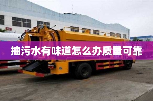 抽污水有味道怎么辦質量可靠