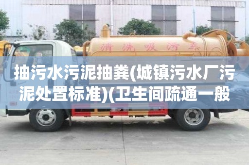 抽污水污泥抽糞(城鎮污水廠污泥處置標準)(衛生間疏通一般要多少錢) 抽污水污泥抽糞(城鎮污水廠污泥處置標準)(衛生間疏通一般要多少錢)