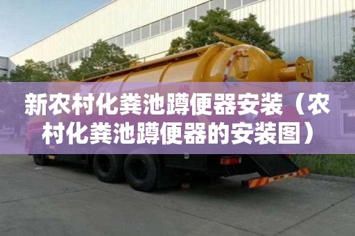 新農村化糞池蹲便器安裝（農村化糞池蹲便器的安裝圖）