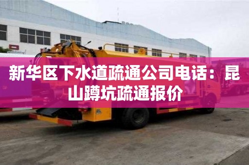 新華區(qū)下水道疏通公司電話：昆山蹲坑疏通報(bào)價(jià)