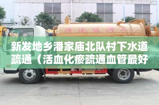 新發地鄉潘家廟北隊村下水道疏通（活血化瘀疏通血管最好的中成藥）