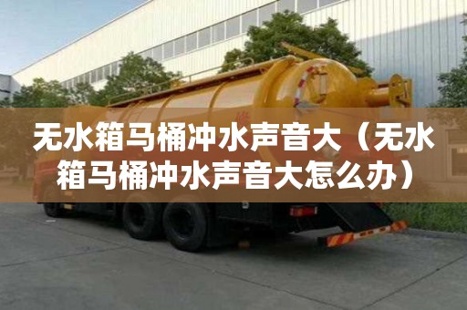 無水箱馬桶沖水聲音大（無水箱馬桶沖水聲音大怎么辦）