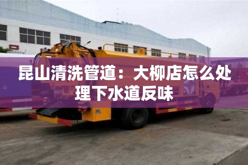 昆山清洗管道：大柳店怎么處理下水道反味
