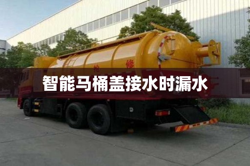 智能馬桶蓋接水時漏水