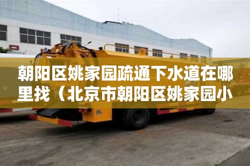 朝陽區(qū)姚家園疏通下水道在哪里找（北京市朝陽區(qū)姚家園小區(qū)）