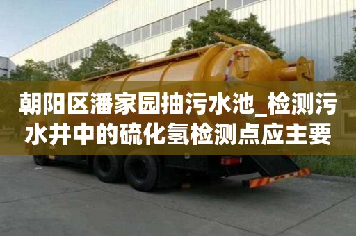 朝陽區潘家園抽污水池_檢測污水井中的硫化氫檢測點應主要設置在井的如何快速高效的