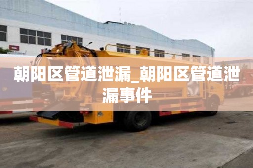 朝陽區(qū)管道泄漏_朝陽區(qū)管道泄漏事件