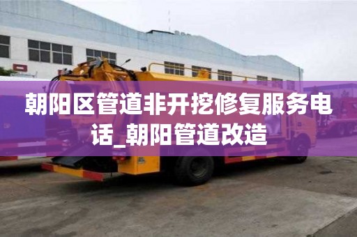 朝陽區管道非開挖修復服務電話_朝陽管道改造