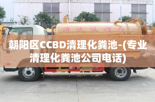 朝陽區CCBD清理化糞池-(專業清理化糞池公司電話)