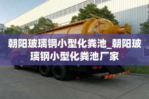 朝陽玻璃鋼小型化糞池_朝陽玻璃鋼小型化糞池廠家
