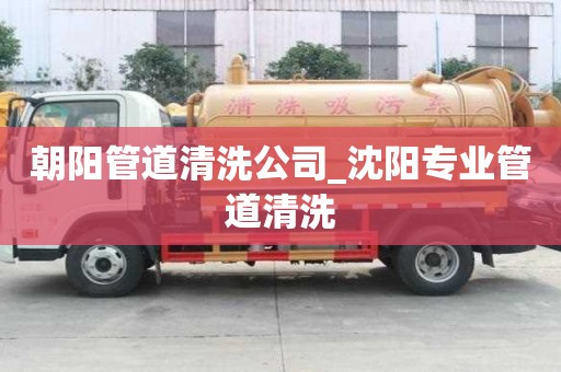 朝陽管道清洗公司_沈陽專業管道清洗