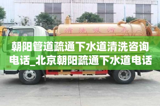 朝陽(yáng)管道疏通下水道清洗咨詢電話_北京朝陽(yáng)疏通下水道電話