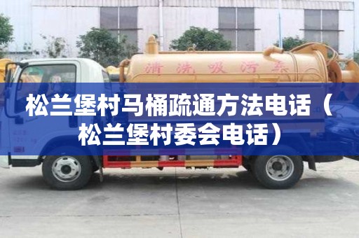 松蘭堡村馬桶疏通方法電話（松蘭堡村委會電話）