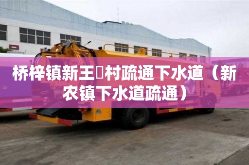 橋梓鎮新王硲村疏通下水道（新農鎮下水道疏通）