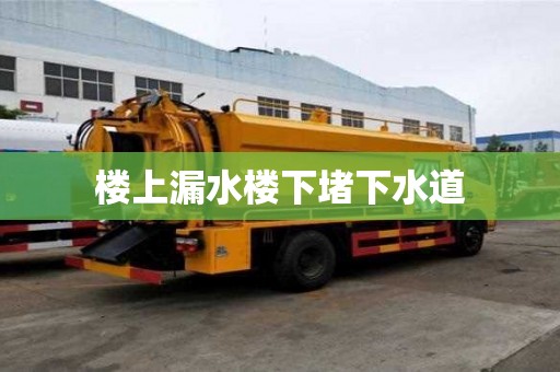 樓上漏水樓下堵下水道