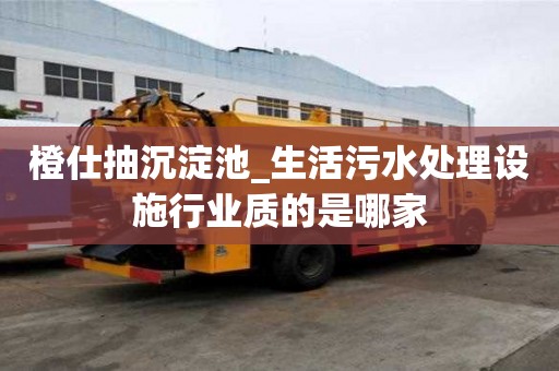 橙仕抽沉淀池_生活污水處理設施行業質的是哪家