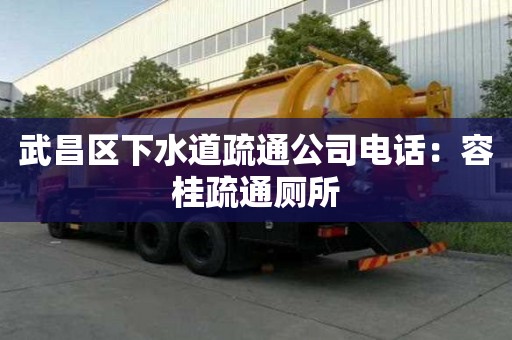 武昌區(qū)下水道疏通公司電話：容桂疏通廁所