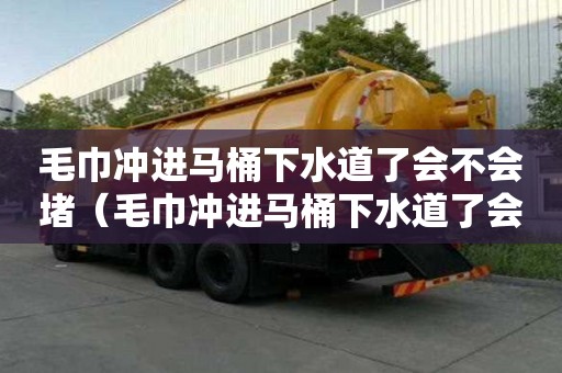 毛巾沖進(jìn)馬桶下水道了會(huì)不會(huì)堵（毛巾沖進(jìn)馬桶下水道了會(huì)不會(huì)堵了）