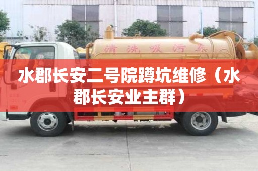 水郡長安二號院蹲坑維修（水郡長安業(yè)主群）