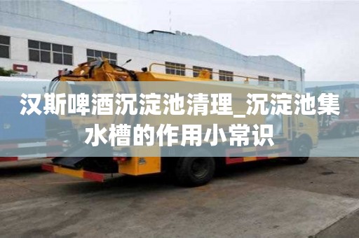 漢斯啤酒沉淀池清理_沉淀池集水槽的作用小常識