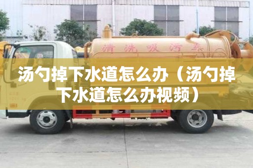 湯勺掉下水道怎么辦（湯勺掉下水道怎么辦視頻）