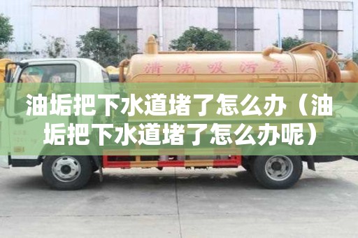 油垢把下水道堵了怎么辦（油垢把下水道堵了怎么辦呢）