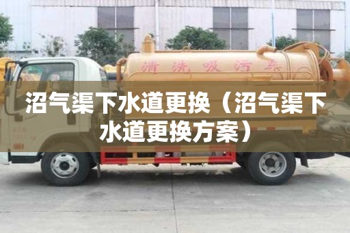 沼氣渠下水道更換（沼氣渠下水道更換方案）