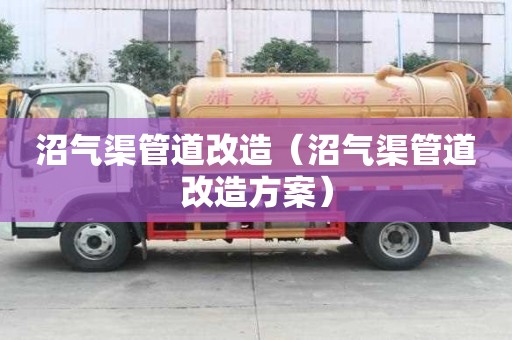 沼氣渠管道改造（沼氣渠管道改造方案）
